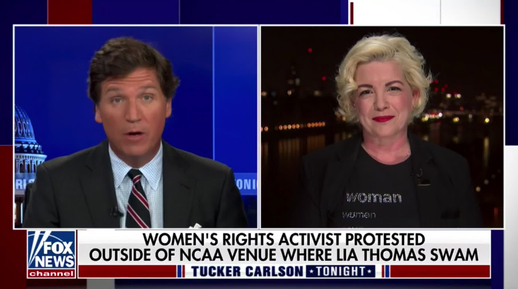 Kellie-Jay Keen joins Tucker Carlson to talk about women's rights