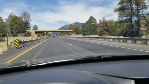 Nearing Flagstaff, AZ. Scenery change