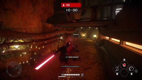 SWBF2 2017: Arcade Onslaught Darth Maul Kessel Gameplay