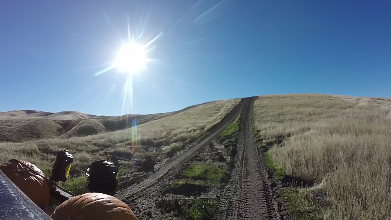 A pumpkin ride to the top of the world