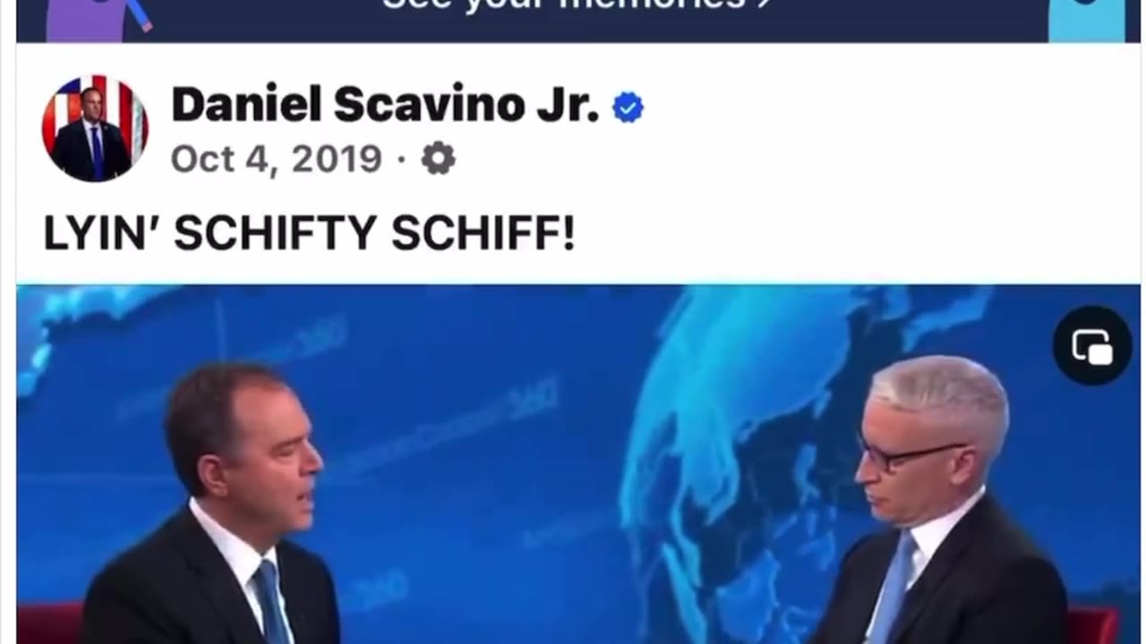 REPOST~Dan Scavino Jr. @DanScavino LYIN' SCHIFTY SCHIFF!