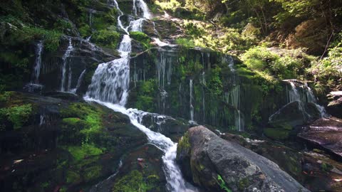 Beautiful waterfall and soothing sound