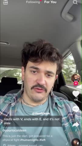 Pro-abortion protestors (language alert)