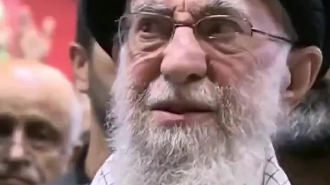 THE AYATOLLAH OF GLORYHOLLAHS - looks like he's worrying about those suicide drones😂🚀☪️🤳