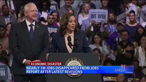 REAL AMERICA -- Dan Ball W/ Stephen Moore, Bogus Biden-Harris Jobs Report, 8/21/24
