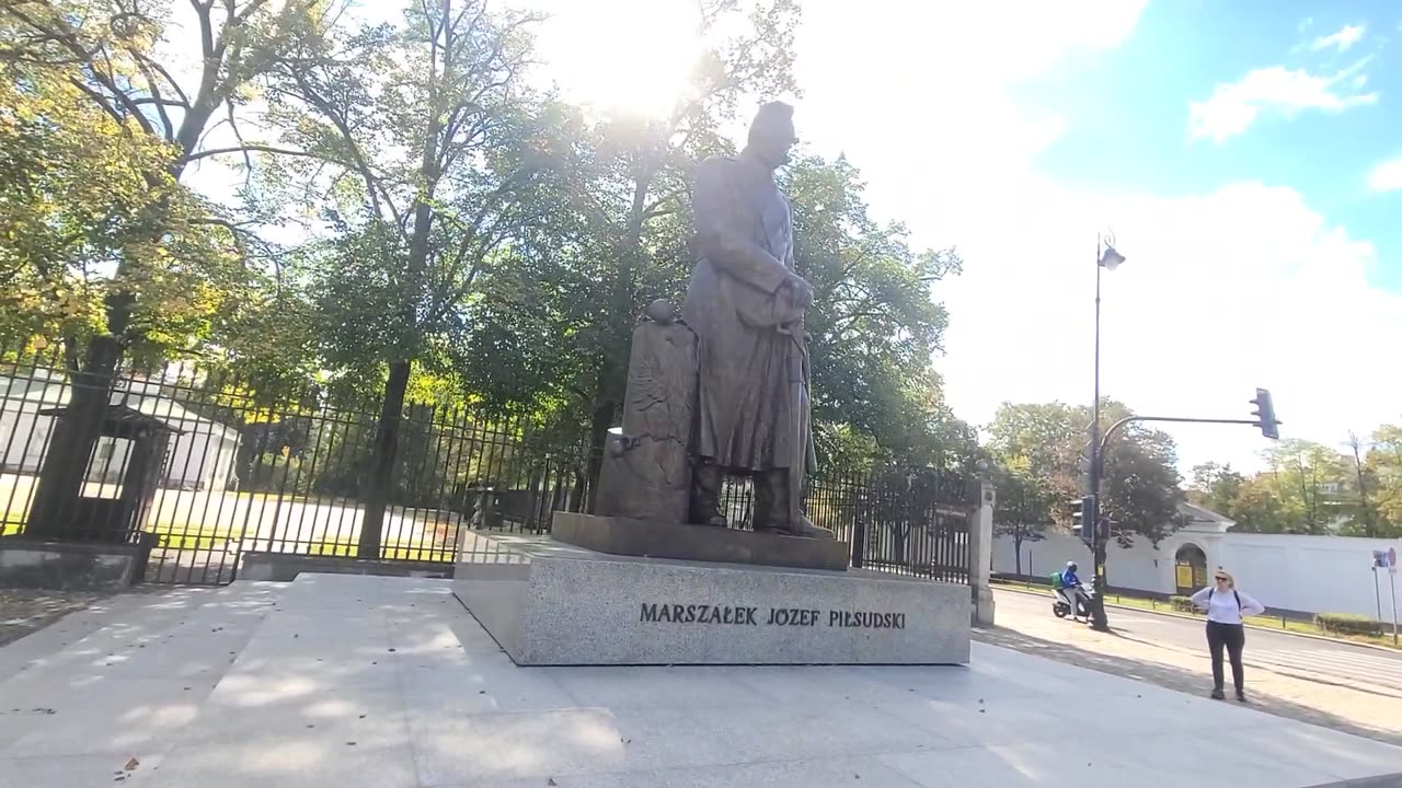 Piłsudski Monument Warsaw Poland