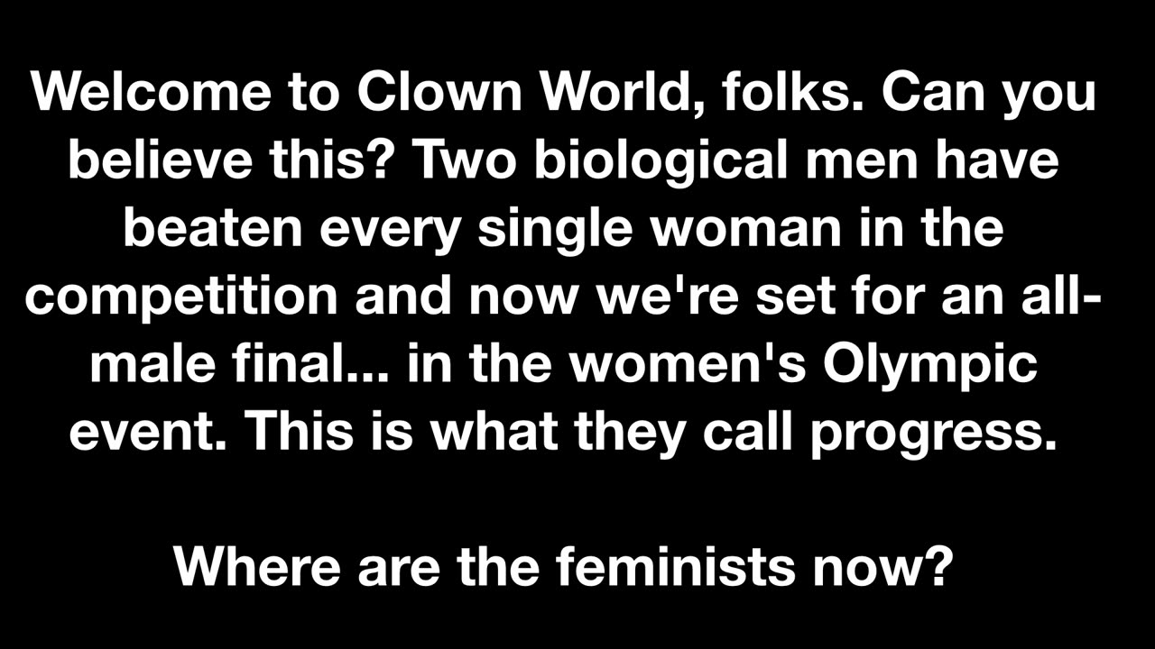 Welcome to Clown World, folks. Can you believe this?