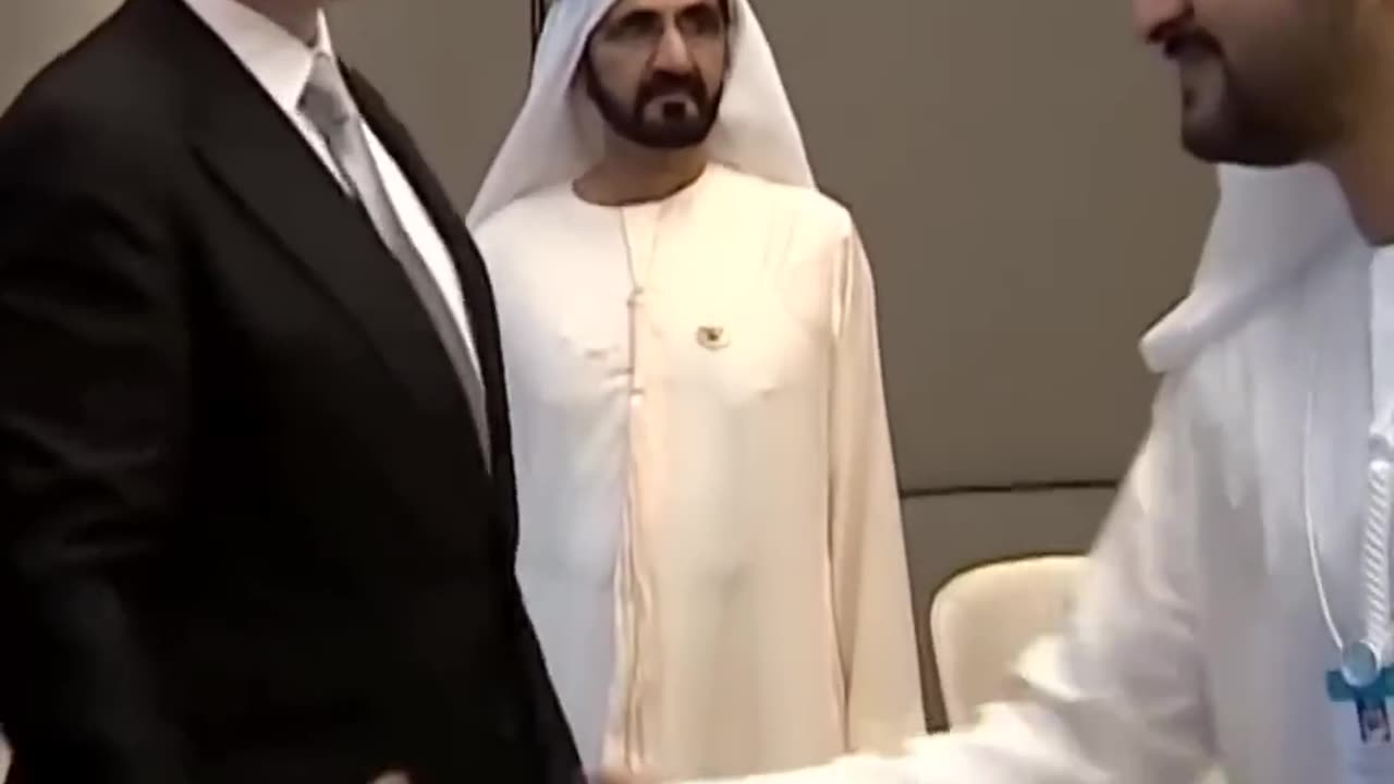 Sheikh Mohammad Bin Rashid and Other Sheikh's met to Elon Musk