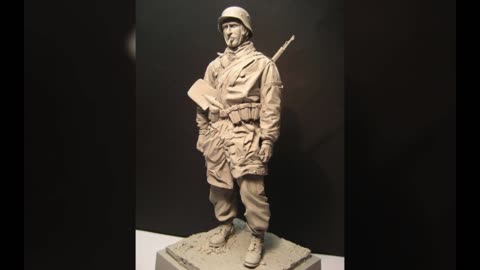 WW2 German 1/16 scale Miniature the MG-34 Machine gunner