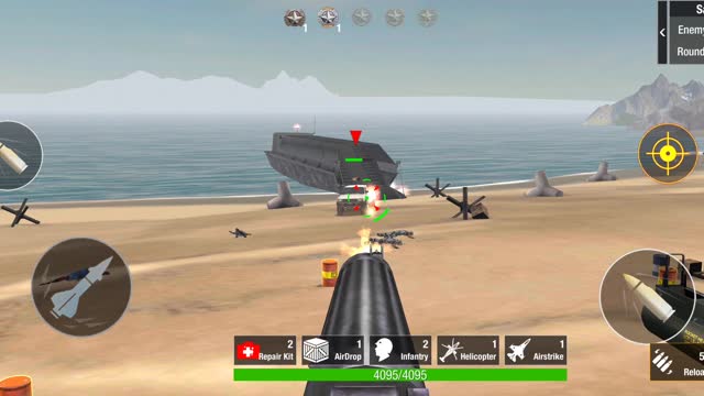 Beach War - Sand Strom (With Vicker Mechine Gun)