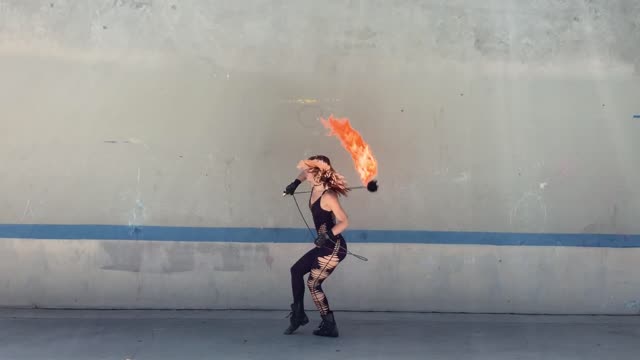 Fire Rope Dart Dance