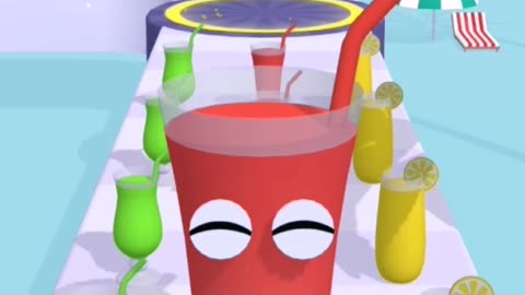 Juice run video gameplay make a 20 glass