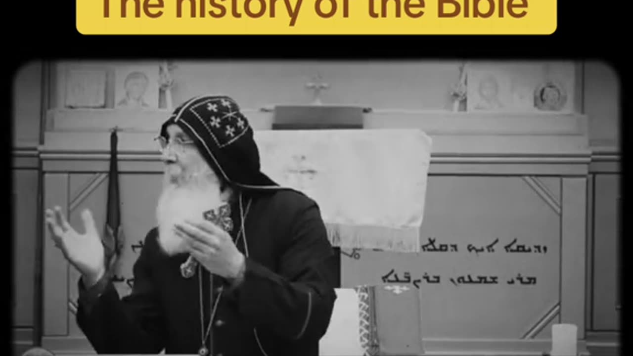 Bishop Mari Mari "The history of the Bible"