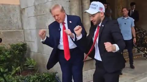 President Trump and Adin Ross "Ham it Up."