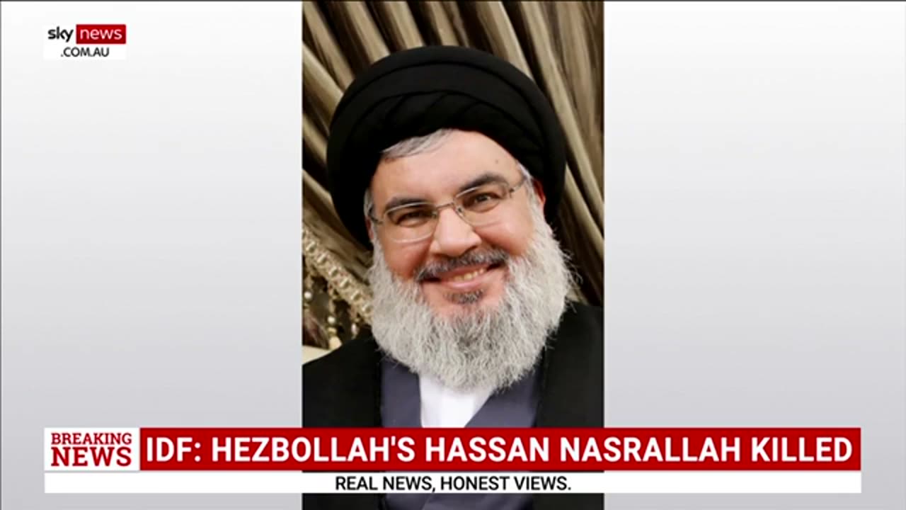 Hassan Nasrallah Taken Out During Massive Israel Airstrike