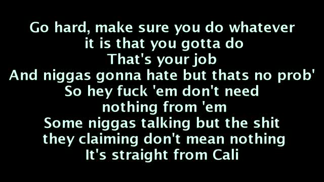 Wiz khalifa- Work hard Play hard (lyrics)