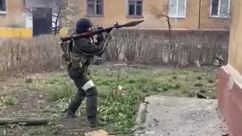 Ukraine War - Chechen forces storming the building in Rubizhne of the Luhansk People's Republic