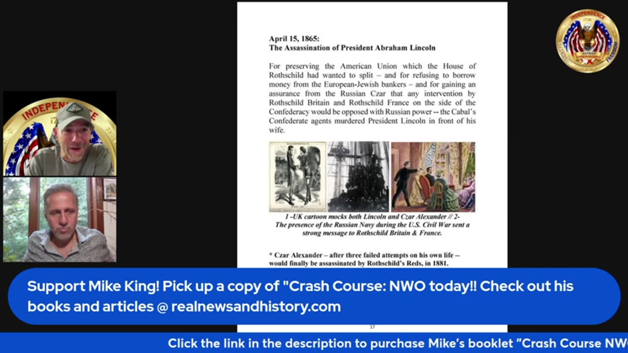 Patriot Underground _ Mike King: Crash Course NWO (Part 1) - 7/15/2024