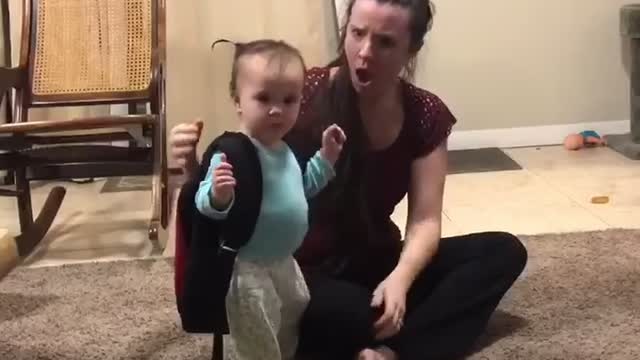 Sassy Little Girl Adorably Says No To A Hug