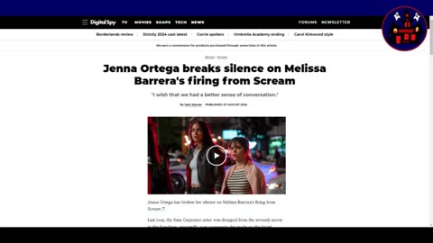 HORRORific News Jenna Ortega breaks silence on Melissa Barrera's firing from Scream