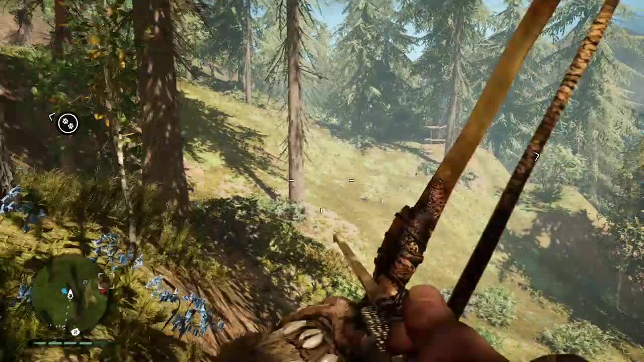 Far Cry Primal - goat gets taken away