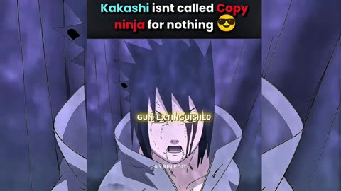Kakashi Hatake Copy Ninja 💀🔥 #naruto #sasuke #anime