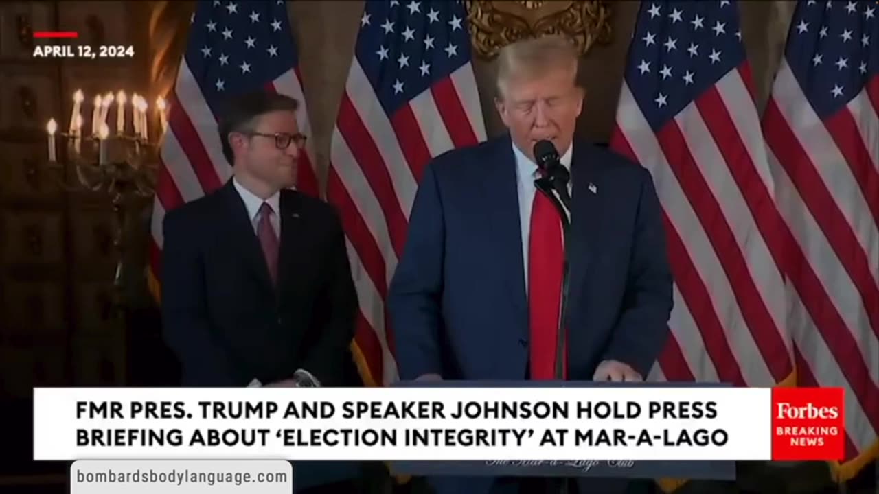 Body Language Ghost - Body Language: Trump and Speaker Johnson