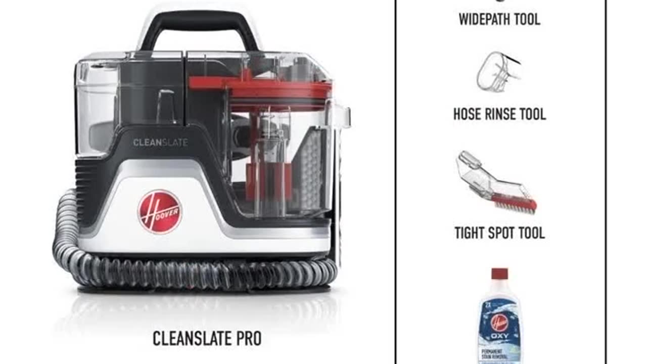 Hoover CleanSlate Portable Carpet and Upholstery Pet Spot Cleaner