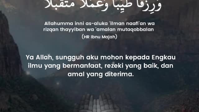 Doa Rasulullah SAW