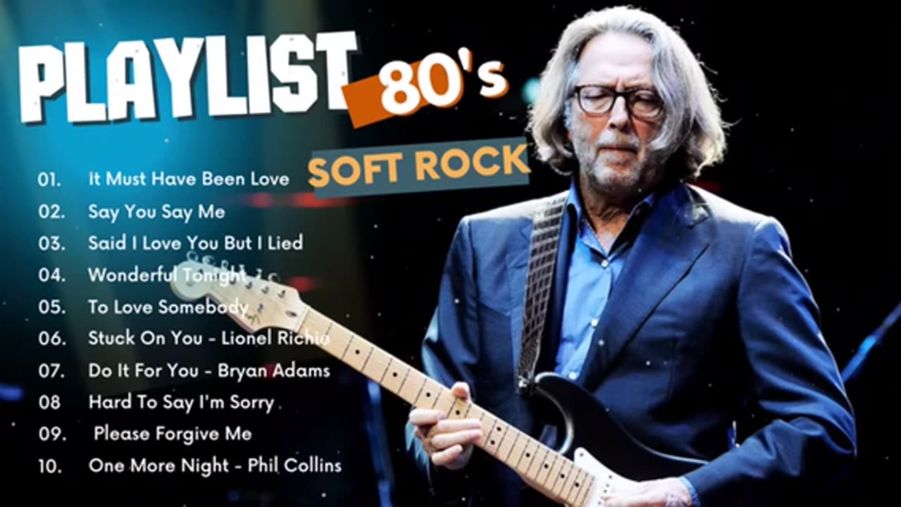 ERIC CLAPTON, ELTON JOHN, PHIL COLLINS, ROD STEWART - SOFT ROCK BALLADS 70S 80S 90S