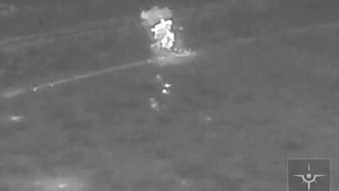 Bradley of the 47th Mechanized Brigade destroys three enemy "motorcycle leagues"