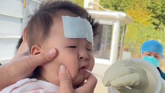 Everyone in China needs to take daily PCR , even if you are a baby