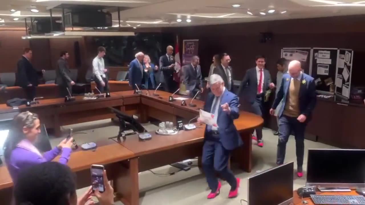 Canadian Male MPs Wear High Heels