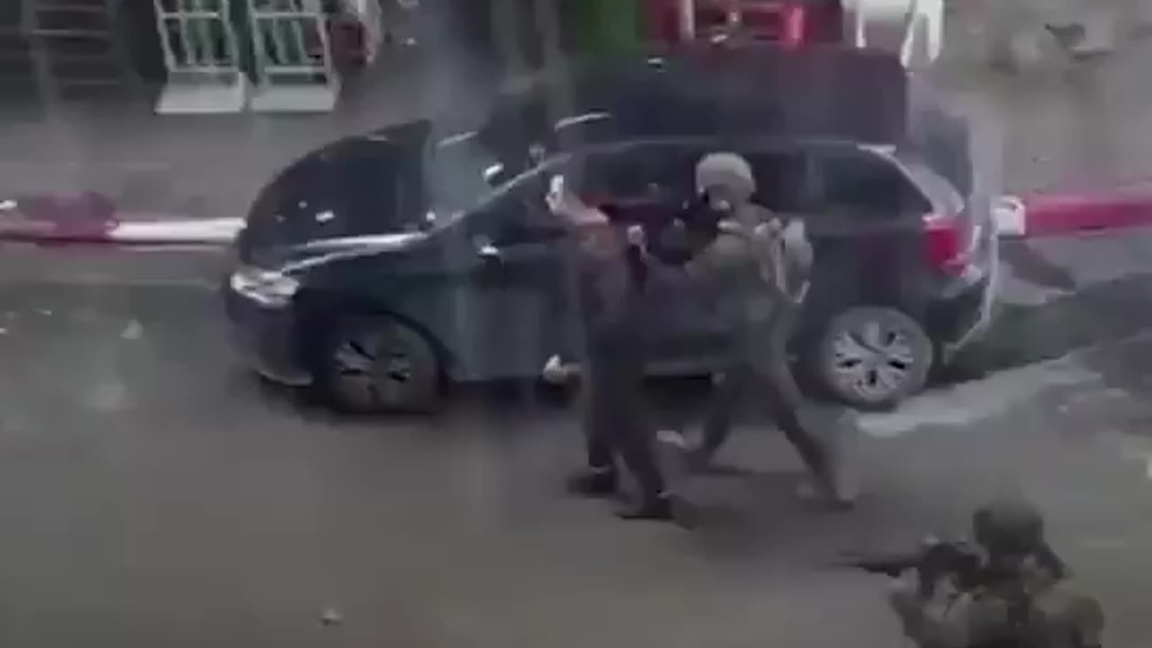 Pictures from Hebron (West Bank) IDF soldiers use Palestinian civilian as a human shield against