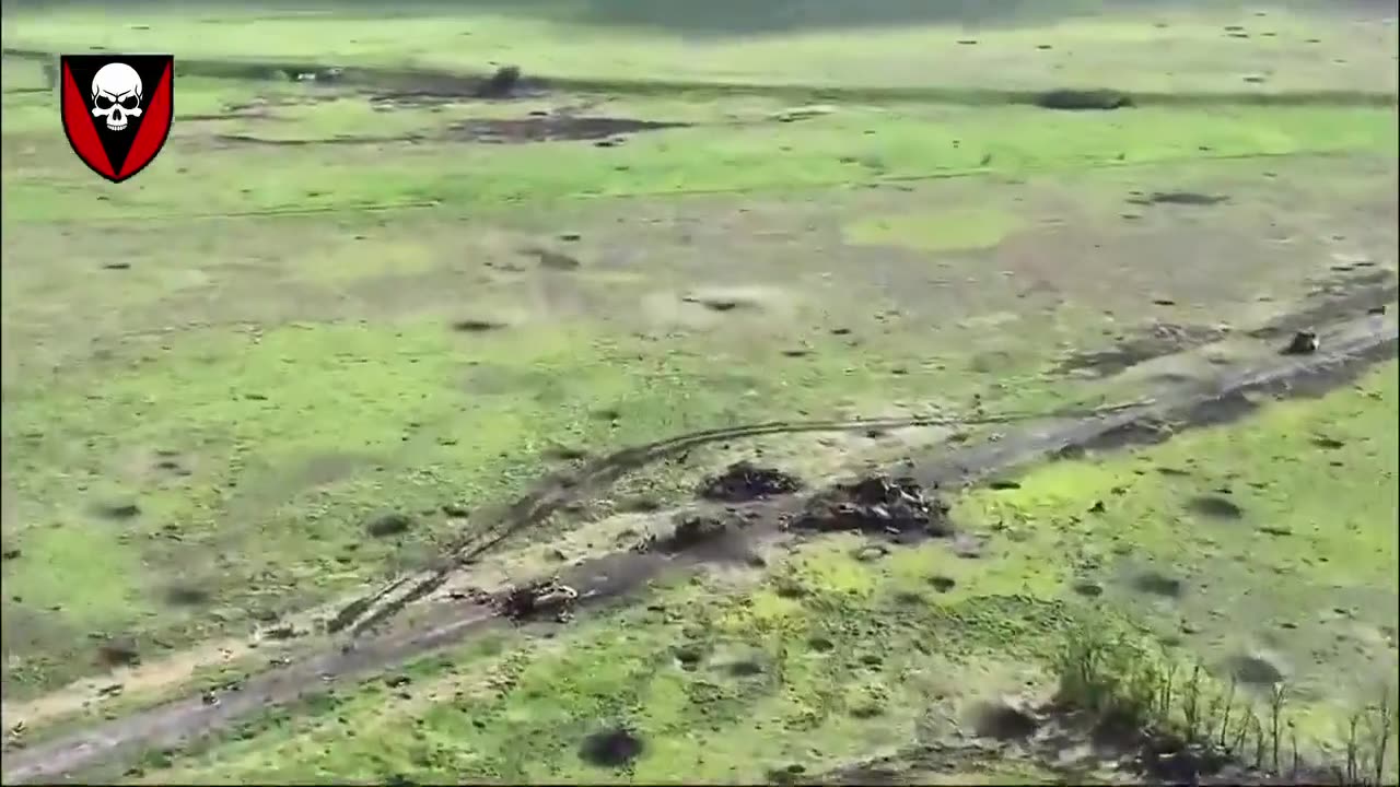 Footage of Russian armored losses near Vuhledar from spring/summer 2024