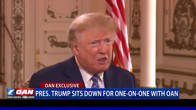 President Trump Sits Down for One-on-One with OAN