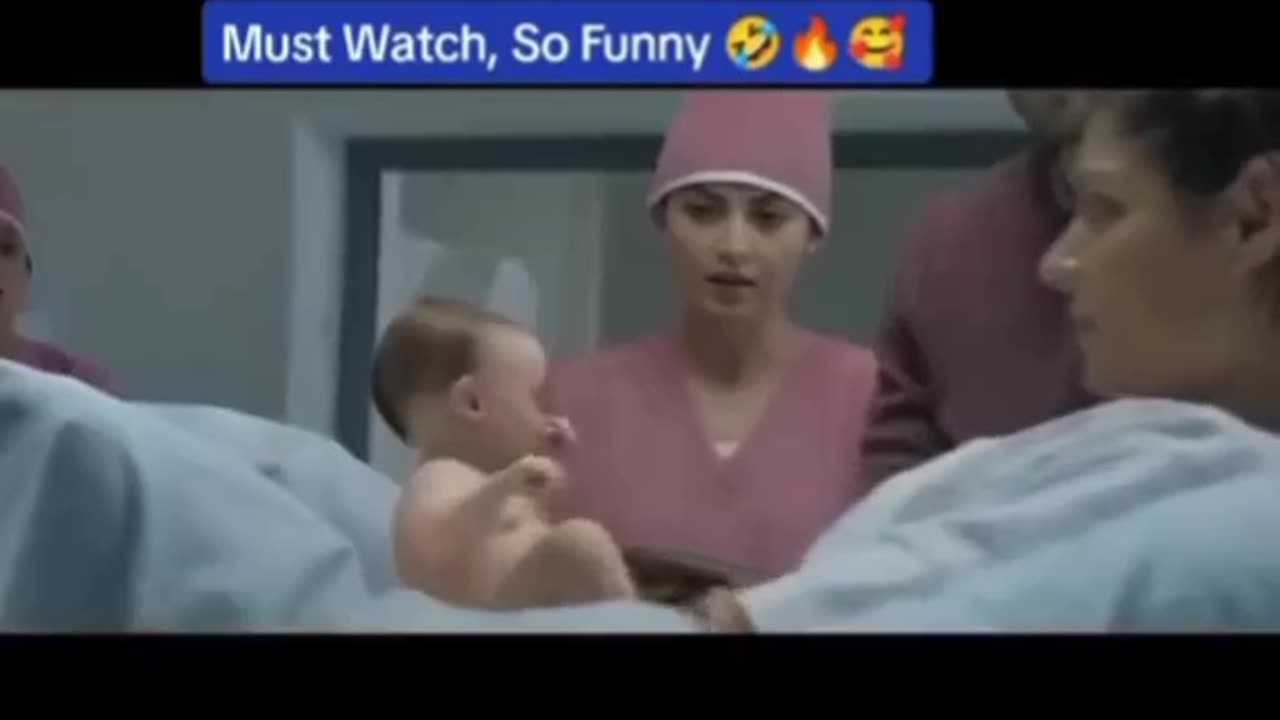 Funny new born baby