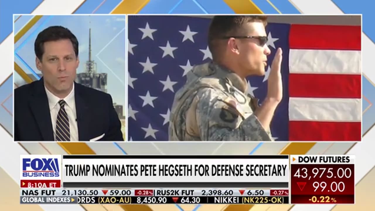 Trump nominates Fox News host Pete Hegseth as secretary of defense