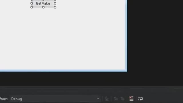 How to create TextBox and Button in c# visual studio #short