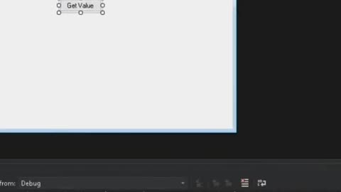 How to create TextBox and Button in c# visual studio #short