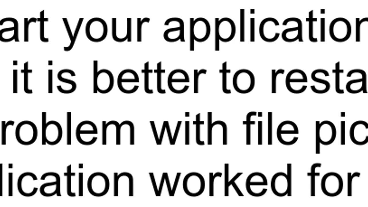 Flutter File_picker MissingPluginException