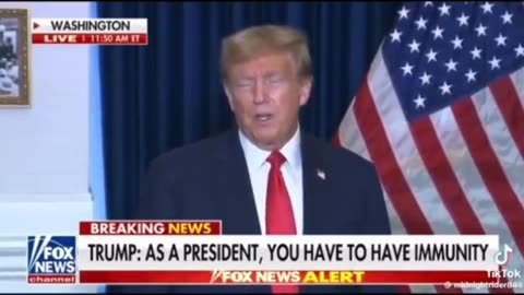 TRUMP SPEAKS AFTER IMMUNITY HEARING