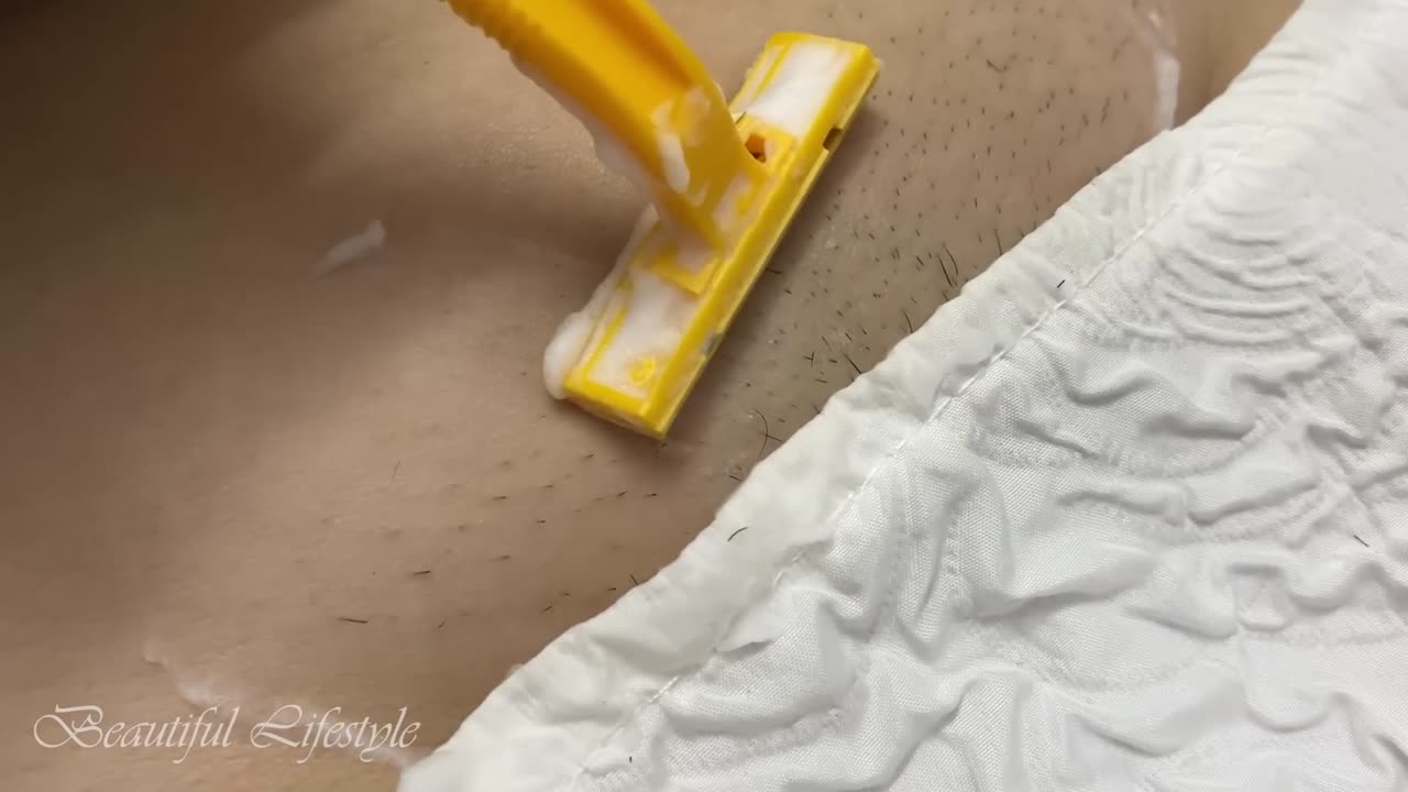 If You Shave Separate Parts, Watch Previous Video - How to Clean Baby Girls, Body Parts - part 2