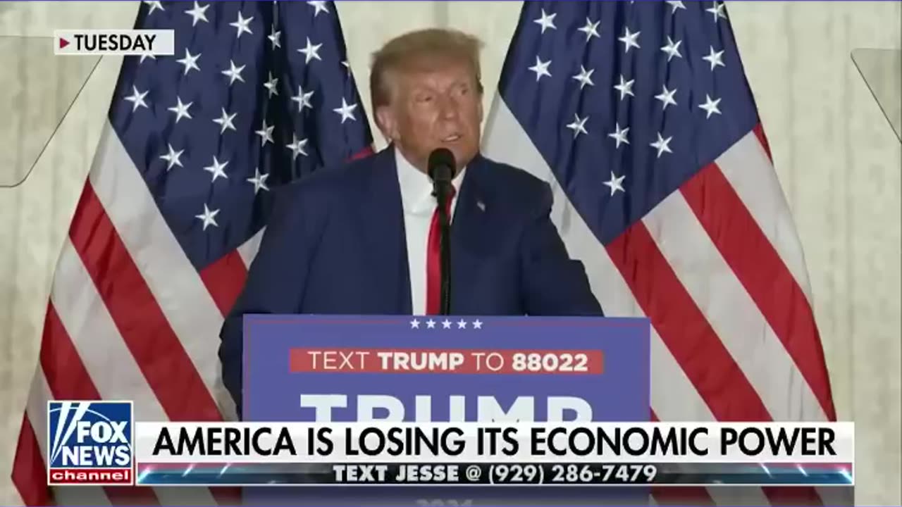 Trump warns about the collapse of us dollars