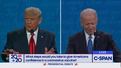 Triumphant Trump debates Joe Robbing It Biting for the Third time in 2020