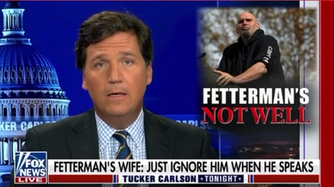 Tucker Carlson on John Fetterman.