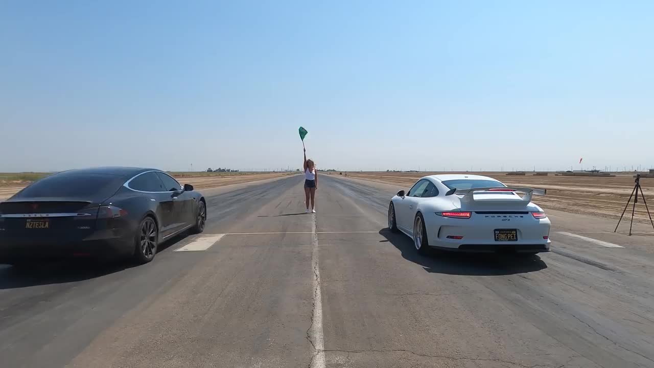 If You Beat My Tesla In A Race... You Get To Keep It!