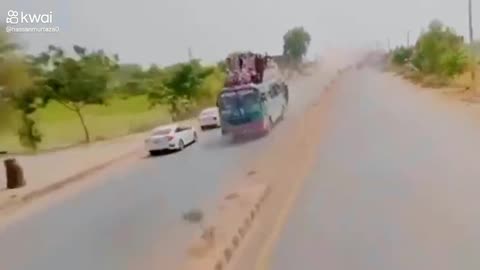 Bus driver got drunked and drives very dangerous uffff