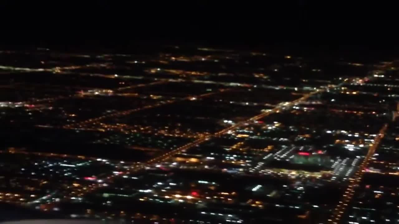 Nighttime Take Off from Las Vegas Airport