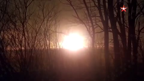 Footage of the shelling of the positions of the People's Militia of the DPR by the Armed Forces of